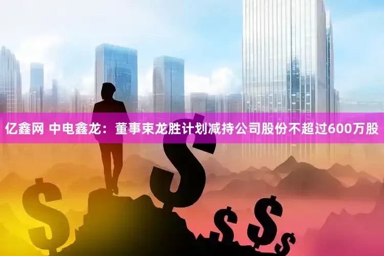 亿鑫网 中电鑫龙：董事束龙胜计划减持公司股份不超过600万股