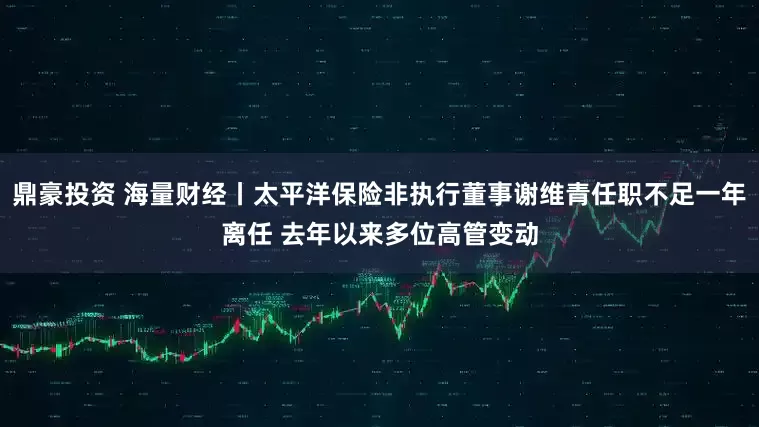 鼎豪投资 海量财经丨太平洋保险非执行董事谢维青任职不足一年离任 去年以来多位高管变动