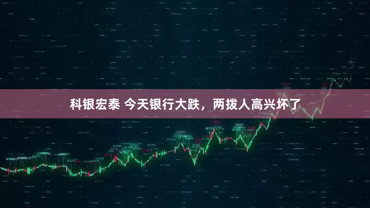 科银宏泰 今天银行大跌，两拨人高兴坏了