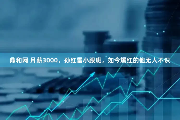 鼎和网 月薪3000，孙红雷小跟班，如今爆红的他无人不识