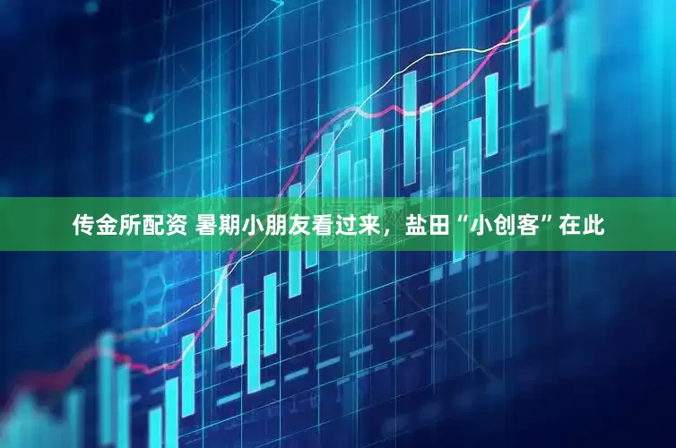 传金所配资 暑期小朋友看过来，盐田“小创客”在此