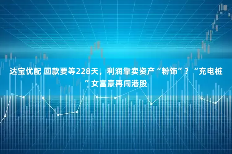 达宝优配 回款要等228天，利润靠卖资产“粉饰”？“充电桩”女富豪再闯港股