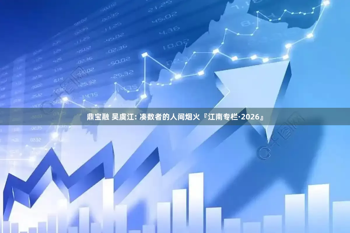 鼎宝融 吴虞江: 凑数者的人间烟火『江南专栏·2026』